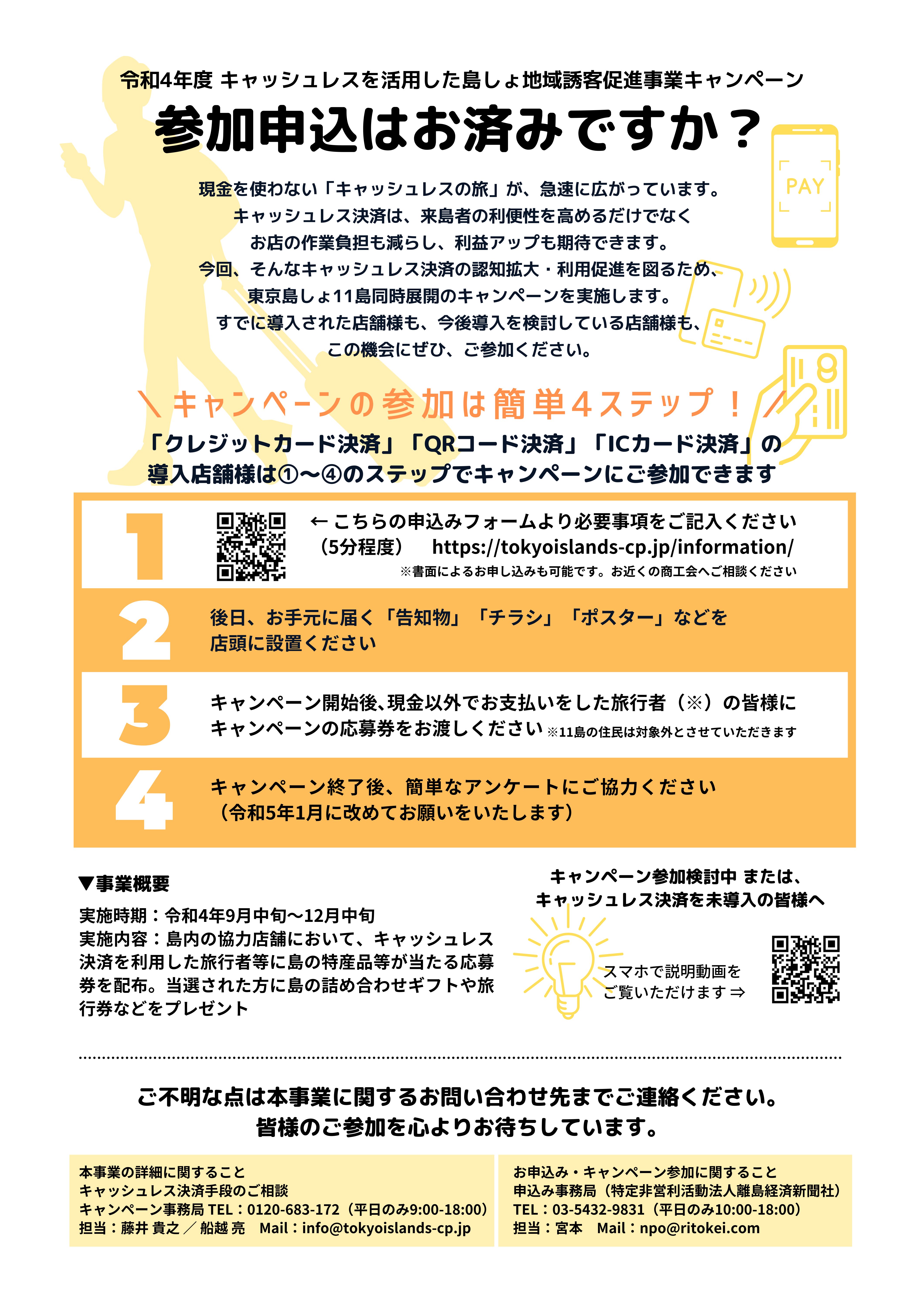 新島村商工会｜~ 参加申込は お済みですか？ ~ の巻